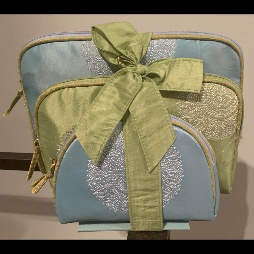 Sheffield Home 3 Piece Cosmetic Bag Set